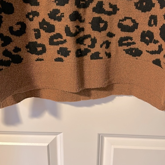 Knox Rose Women's Leopard Sweater Size Extra Small - Picture 5 of 5